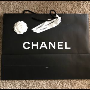 Chanel paper bag Large
